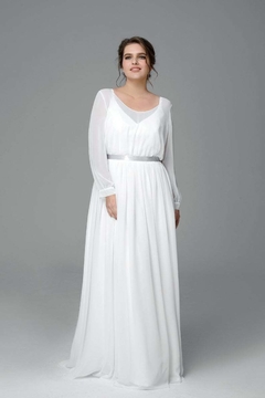Vestido Noiva Boho Clean Plus Size