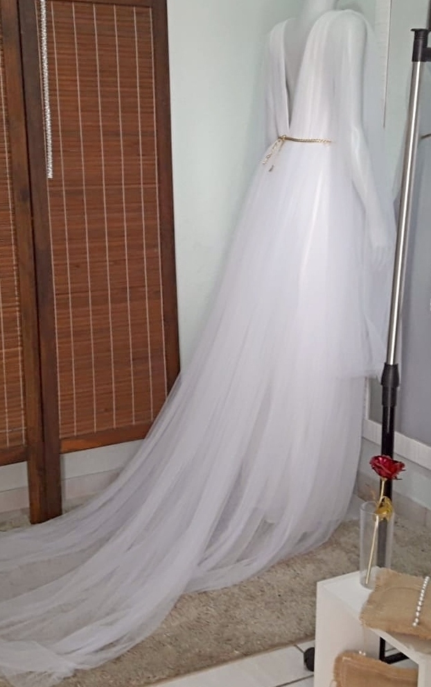 Vestido Noiva Boho Princesa Isis - Atelier CV Couture