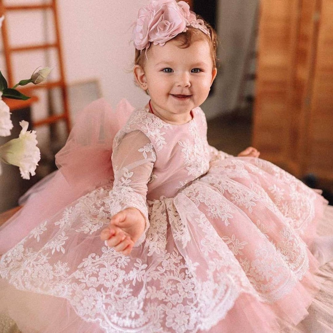 Vestido De Bebe Menina Linda Para Sua Princesa Brilhar !!