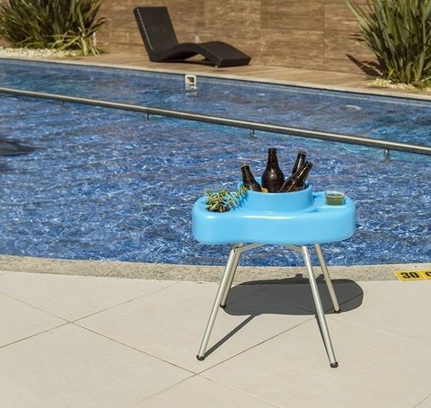 Aquabar com suporte - Azul
