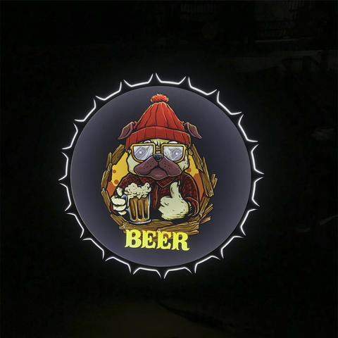 Luminoso_Tampinha_beer_bar_Painel_Led_lupulo_cerveja_bebida_caneca_chopp_torneira_chopeira_heineken_budweiser
