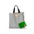 Market Bag Gris + Billetera de regalo Verde