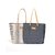 XL Bag Azul Rayas + XL Bag Jean m/corta