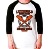 Camiseta Orange Is The New Black V3 Raglan 3/4 Unissex