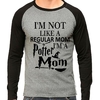 Camiseta Harry Potter Mãe Raglan Mescla