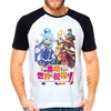 Camiseta Anime Kono Subarashii Raglan Manga Curta