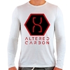Camiseta Branca Longa Altered Carbon Série Netflix