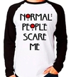 Camiseta American Horror Story Normal People Scare Me Longa