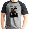 Camiseta Lucifer V2 Serie Netflix Ralglan Mescla Curta