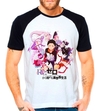 Camiseta Raglan Anime Re Zero Personagens Natsuki Subaru