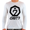 Camiseta Branca Longa Got7 Kpop