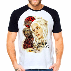 Camiseta Daenerys Game Of Thrones War Is Coming Raglan Manga - comprar online