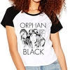 Camiseta Série Orphan Black Leda Delphine Raglan Babylook
