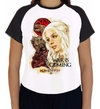 Camiseta Daenerys Game Of Thrones War Is Coming Raglan Babyl