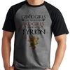 Camiseta Game Of Thrones Tyrion Série Raglan Mescla Curta