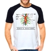 Camiseta Grey's Anatomy Derek Tumor Raglan Manga Curta