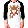 Camiseta Castlevania Belmont Raglan 3/4 Unissex