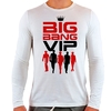 Camiseta Branca Longa Bigbang Vip Kpop