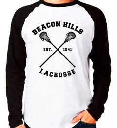 Camiseta Teen Wolf Lacrosse Stilinski Raglan Manga Longa - comprar online