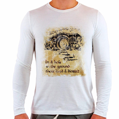 Camiseta Branca Longa Hobbit Senhor Dos Anéis - comprar online