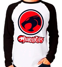Camiseta Blusa Thundercats Lion Thundera Raglan Manga Longa