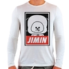 Camiseta Branca Longa Bts Bt21 Jimin Kpop