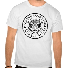 Camiseta Branca Supernatural Winchester V04
