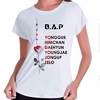 Camiseta Babylook Bap B.a.p Rose Integrantes Kpop