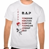 Camiseta Branca Bap B.a.p Rose Integrantes Kpop