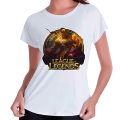 Camiseta Babylook Lol League Of Legends Lee Sin Punhos