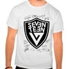 Camiseta Seventeen Integrantes Autógrafos Kpop Branca