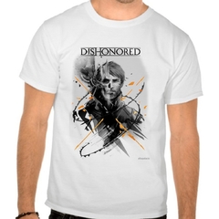 Camiseta Branca Dishonored Gamer Jogo