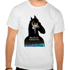 Camiseta Branca Bojack Horseman Serie Netflix - E-Anime Store