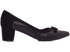 Sapato Scarpin Salto Bloco Grosso Baixo Arrasadora - comprar online