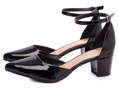 Sapato Scarpin Salto Bloco Grosso Baixo Arrasadora - comprar online