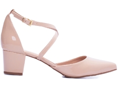 Sapato Scarpin Salto Bloco Grosso Baixo Arrasadora - comprar online
