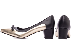 Sapato Scarpin Salto Bloco Grosso Baixo Arrasadora - comprar online