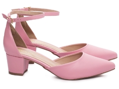 Sapato Scarpin Salto Bloco Grosso Baixo Arrasadora - comprar online