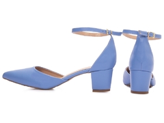 Sapato Scarpin Salto Bloco Grosso Baixo Arrasadora - Viviany Leal Store