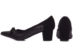 Sapato Scarpin Salto Bloco Grosso Baixo Arrasadora - comprar online