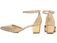 Sapato Scarpin Salto Bloco Grosso Baixo Arrasadora - comprar online