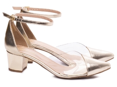 Sapato Scarpin Salto Bloco Grosso Baixo Arrasadora - comprar online
