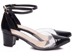 Sapato Scarpin Salto Bloco Grosso Baixo Arrasadora - comprar online