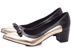 Sapato Scarpin Salto Bloco Grosso Baixo Arrasadora - comprar online