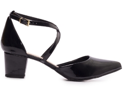 Sapato Scarpin Salto Bloco Grosso Baixo Arrasadora - comprar online