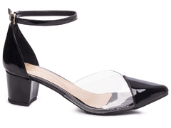 Sapato Scarpin Salto Bloco Grosso Baixo Arrasadora - Viviany Leal Store