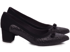 Sapato Scarpin Salto Bloco Grosso Baixo Arrasadora - comprar online