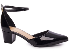 Sapato Scarpin Salto Bloco Grosso Baixo Arrasadora - Viviany Leal Store
