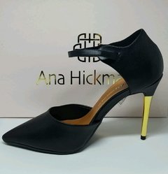 Imagem do Sapatos femininos scarpins ana hickman salto agulha cromado