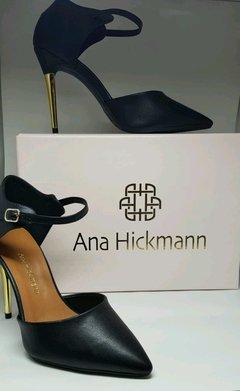 Sapatos femininos scarpins ana hickman salto agulha cromado - tienda online